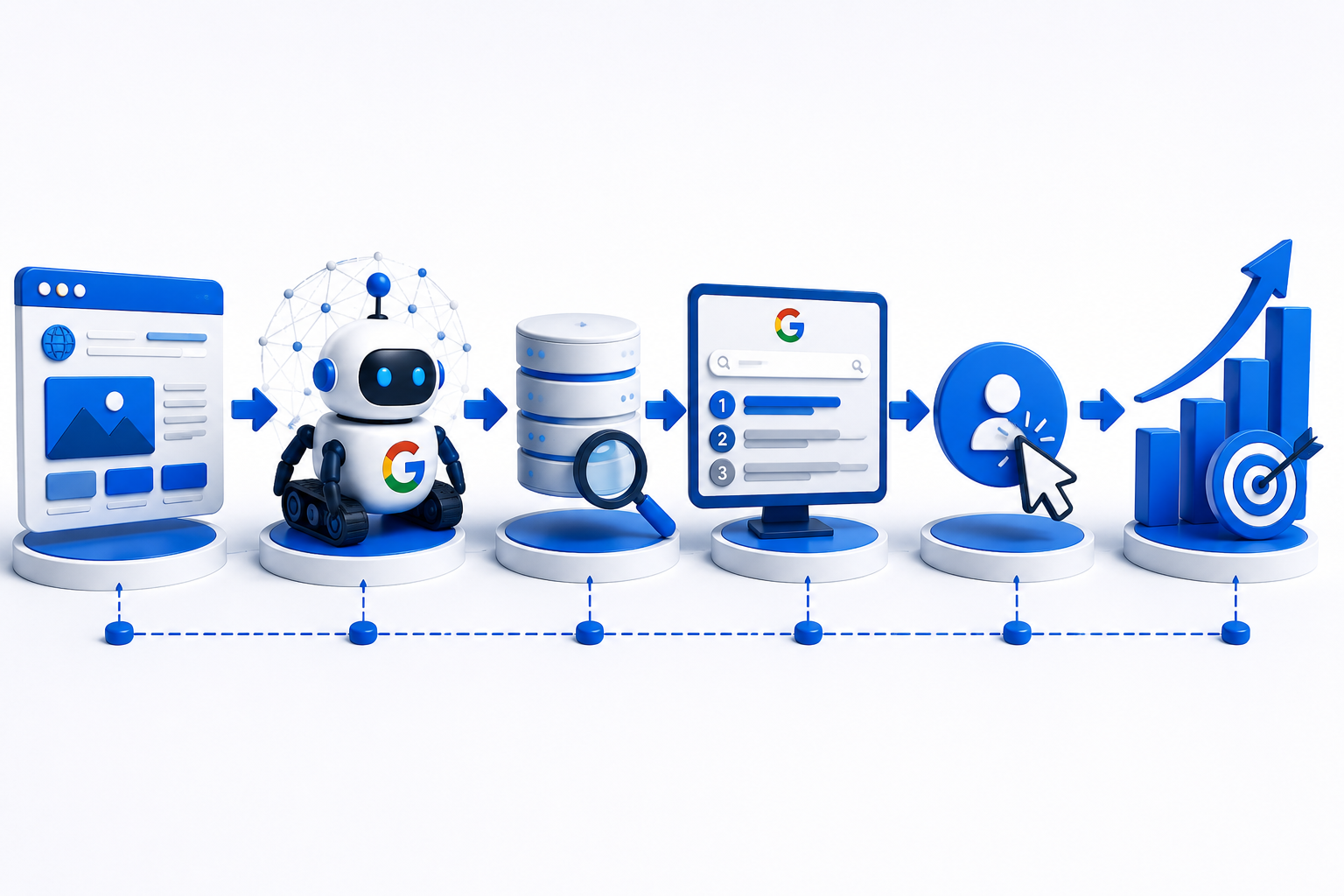 How does SEO work with crawling indexing and ranking process
