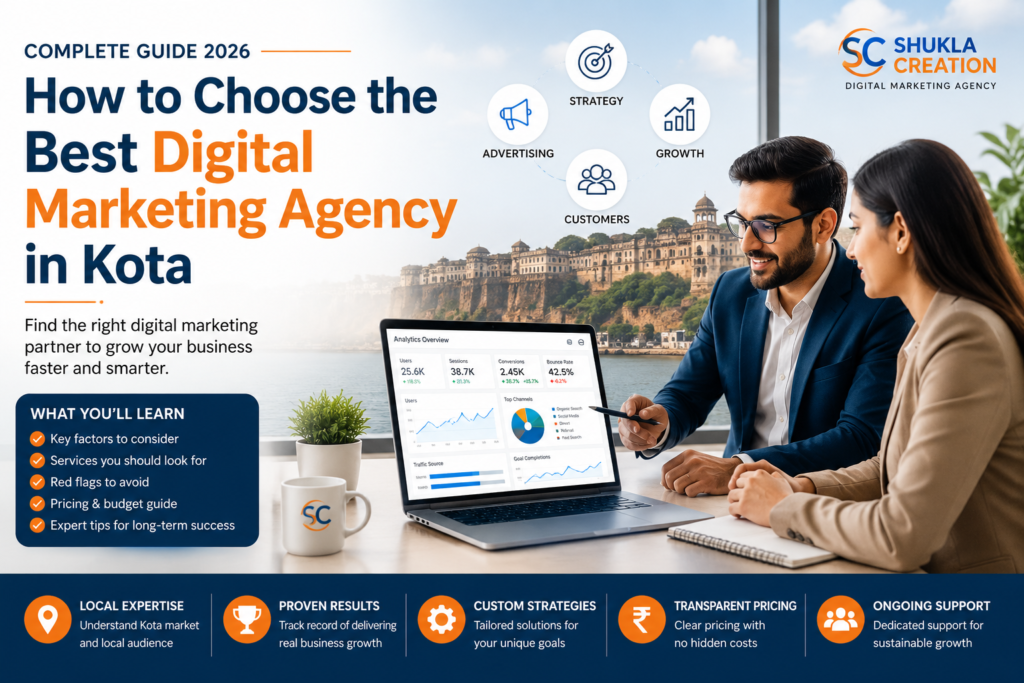 How to Choose the Best Digital Marketing Agency in Kota – Complete Guide by Shukla Creation