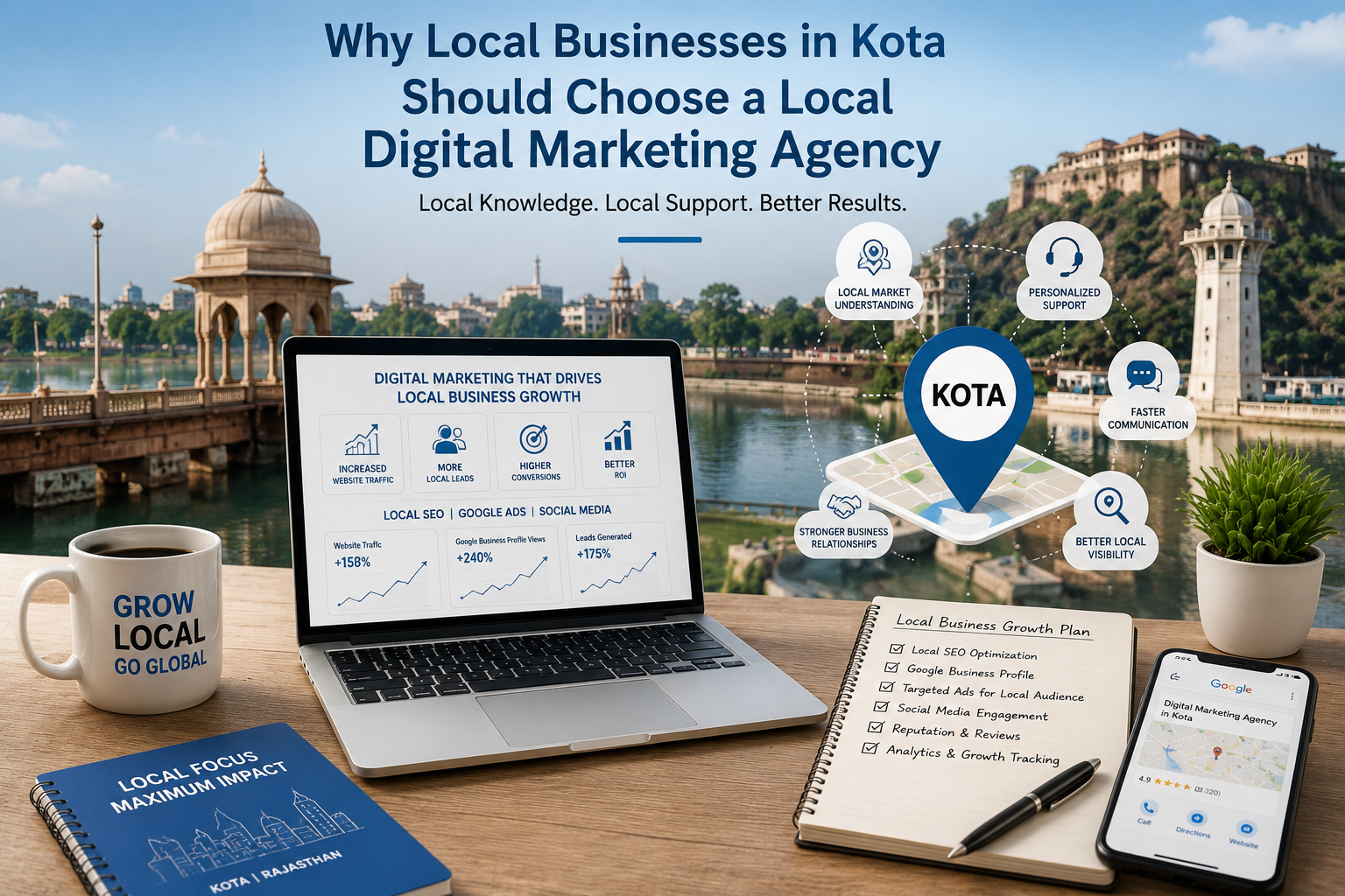 Local digital marketing agency helping businesses grow in Kota through SEO and online marketing